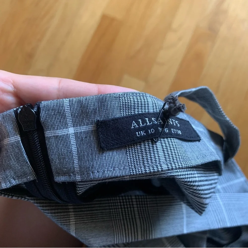 NWT All Saints Astrid Check Dress // Sz US 6 - Picture 4 of 5